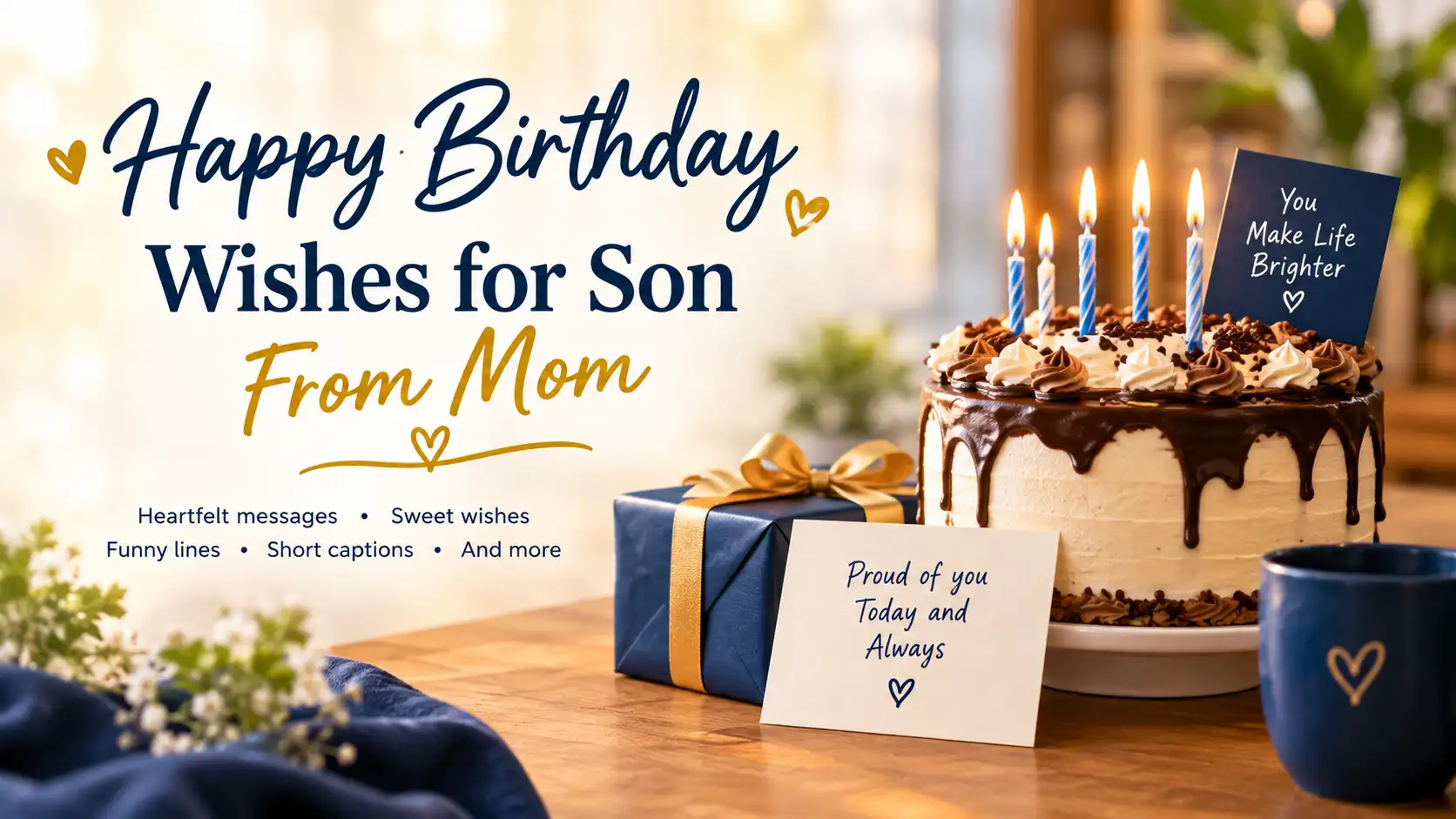 Happy Birthday Wishes for Son From Mom