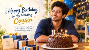 Male Cousin Birthday Wishes