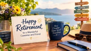 Retirement Wishes for Coworker and Friend